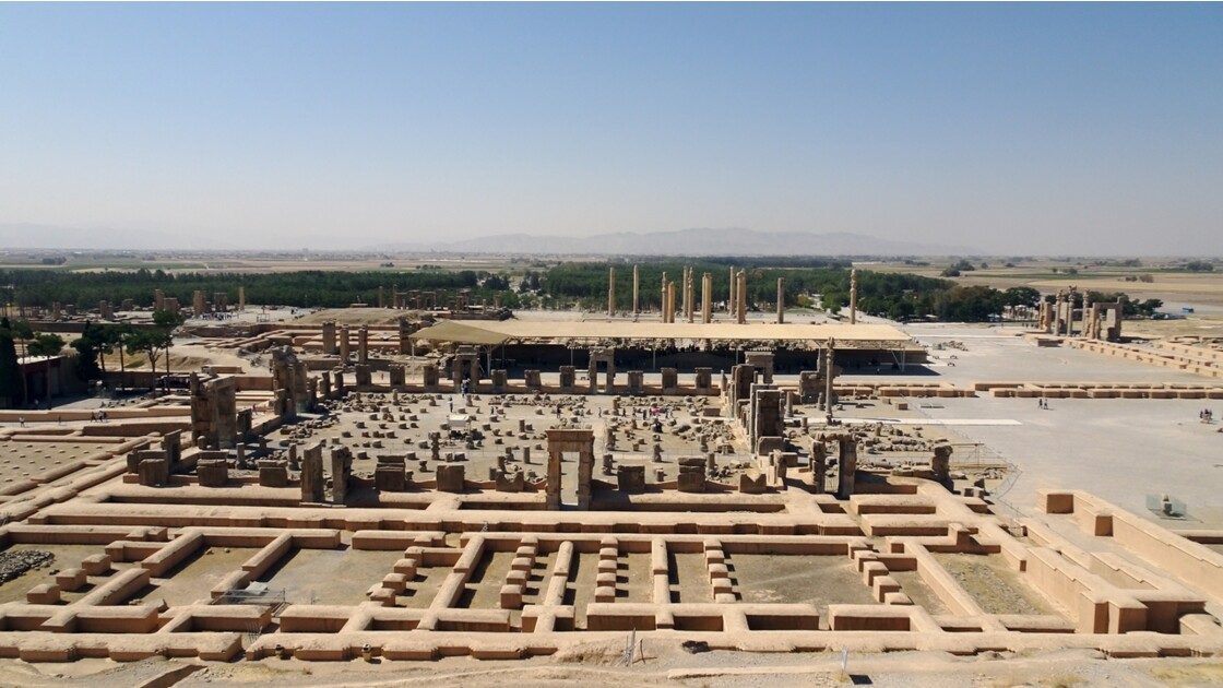 Iran Persépolis Salle des 32 colonnes - Salle des 100 colonnes - Trésor 