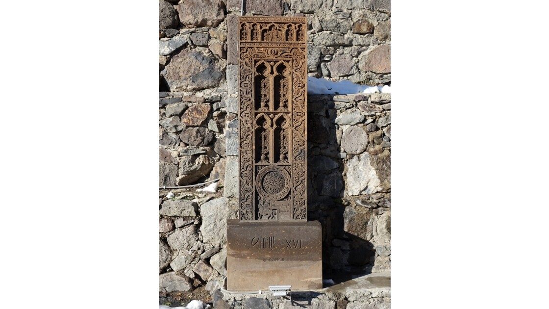 Arménie Guéghard Copies de khachars du cimetière arménien de Julfa 4