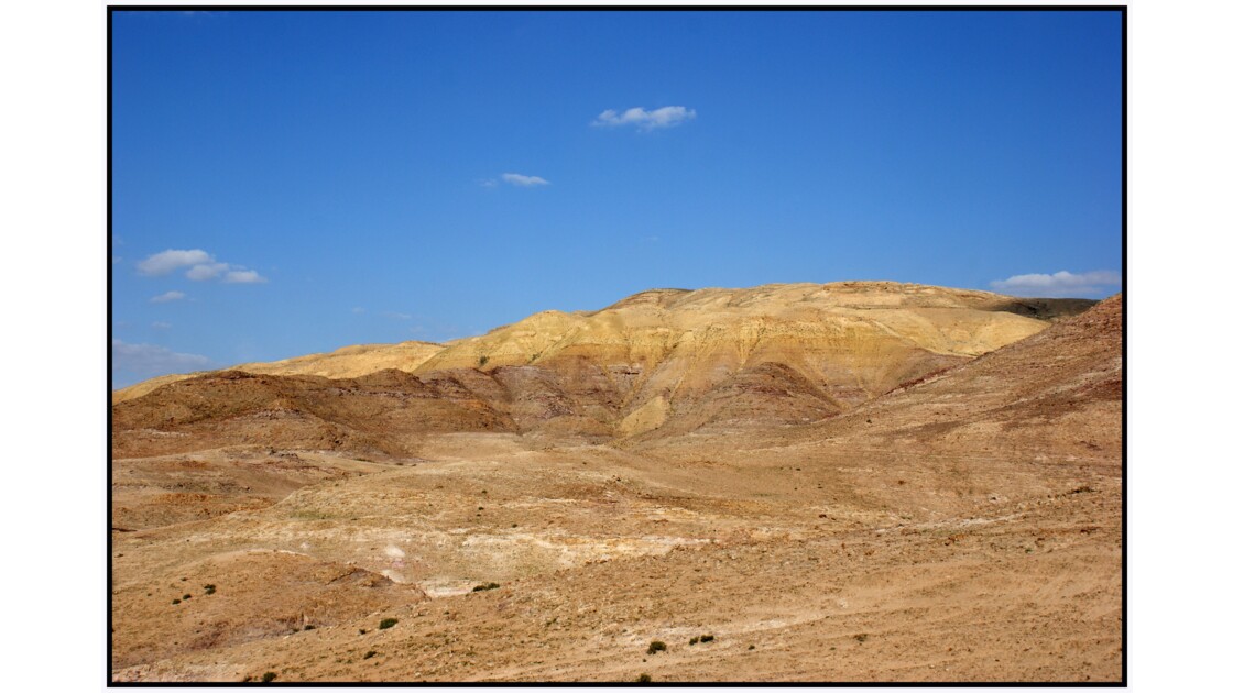 Route entre le Mont Nébo et la Mer Morte