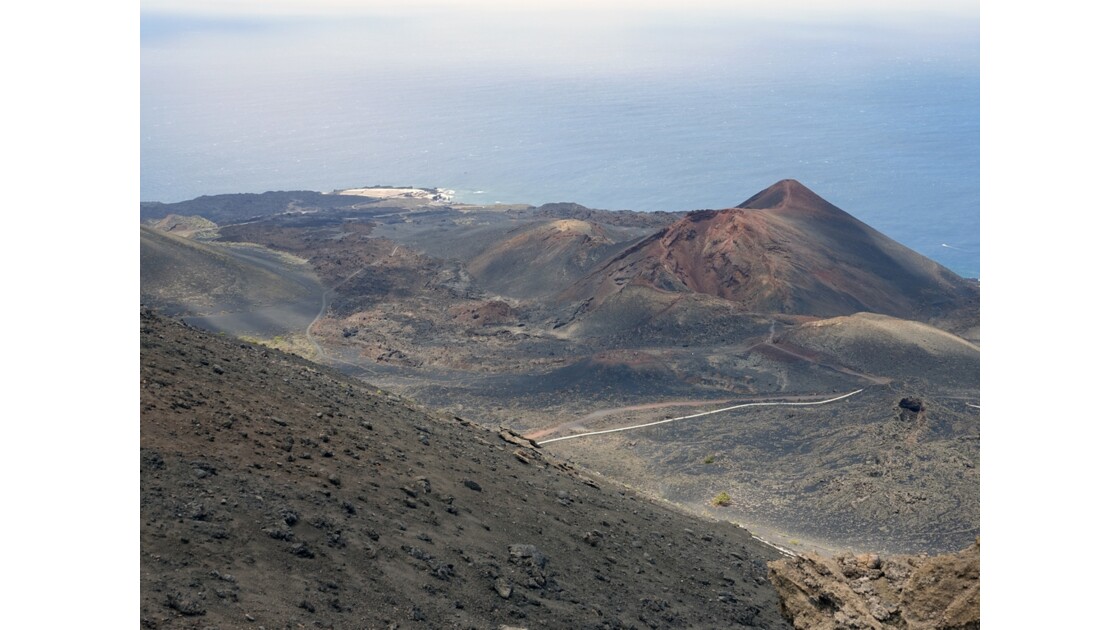 La Palma Volcan Teneguia vu du Volcan Santonio 