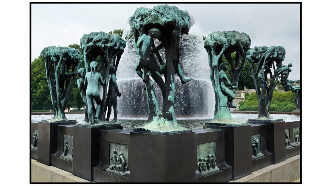 Oslo - Frognerpark, Vigeland Sandlegg, Sur l'image... - Geo.fr