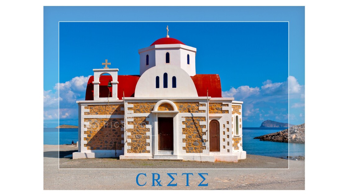 Église orthodoxe face à la mer - Crète