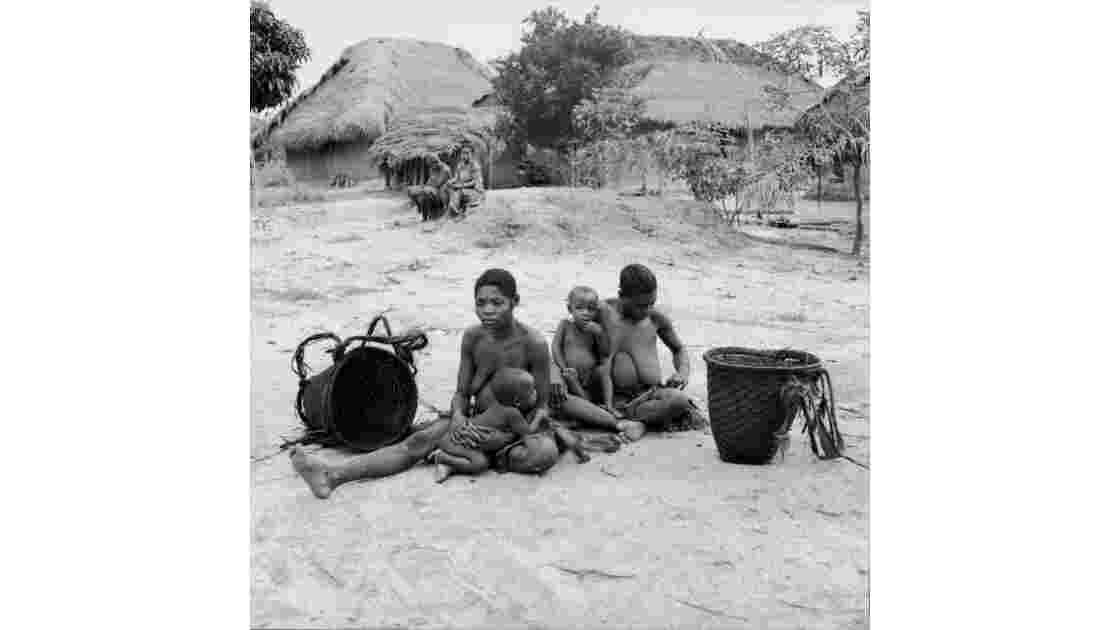 Congo 70 Pygmées sur la Motaba 15