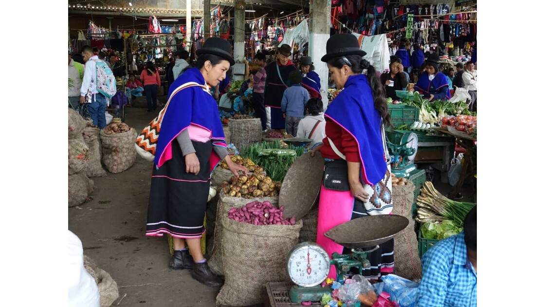 Colombie Silvia le marché aux pommes de terre 2