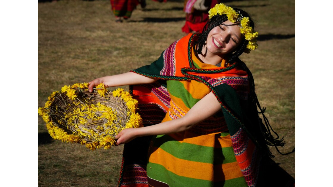 Inti Raymi, Lors de la mythique fête en l'honneur du ...