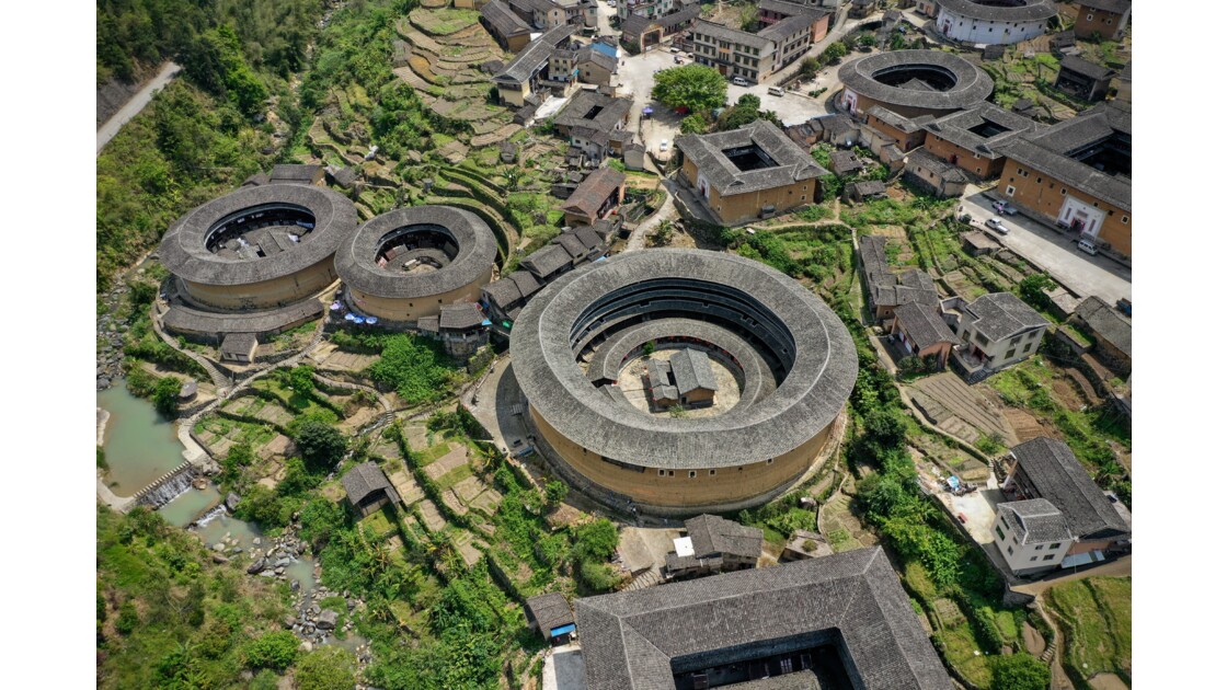 Cluster Maisons Hakka (Tulou) de Chuxi 