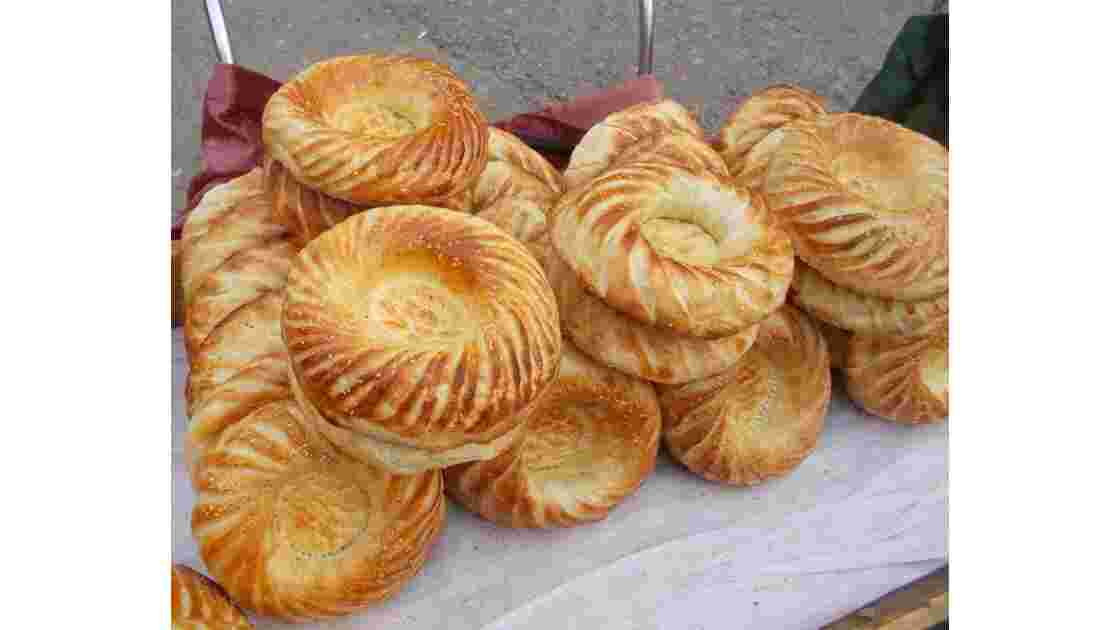 Les délicieux pains ouzbeks