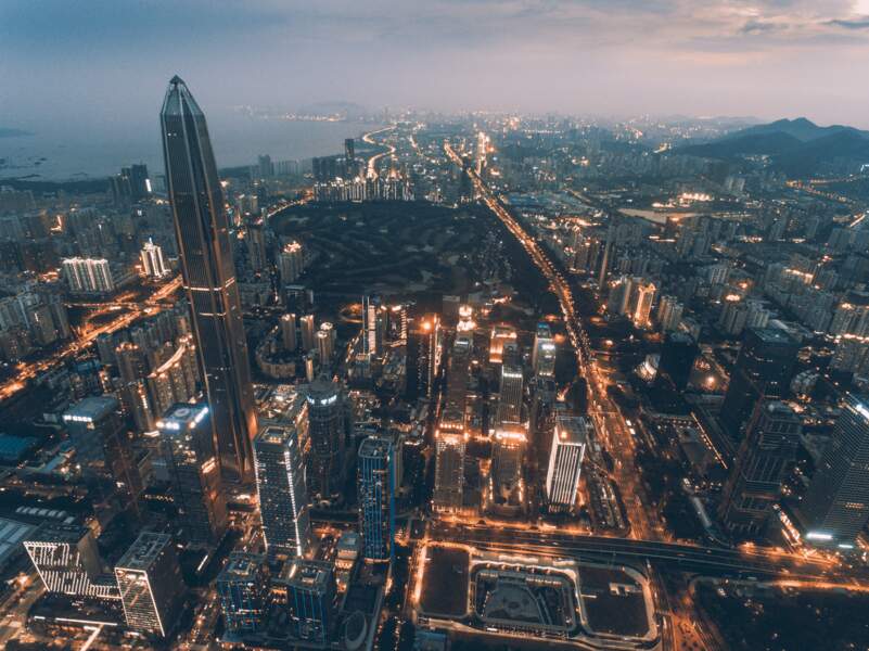5. Le Ping An Finance Centre en Chine avec 599 mètres de hauteur (2017)