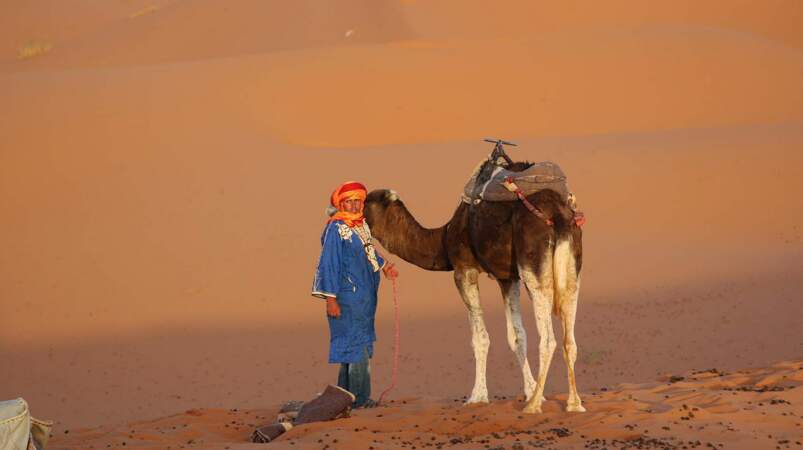 Portrait d’un chamelier marocain