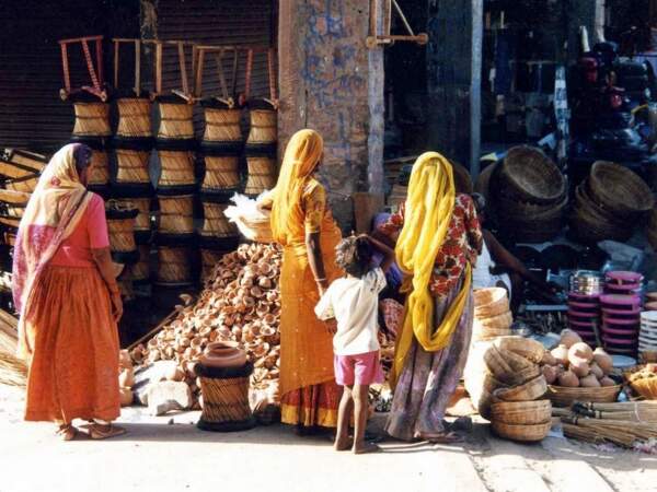 Sardar bazar à Jodhpur, par Anne-Marie Dagard