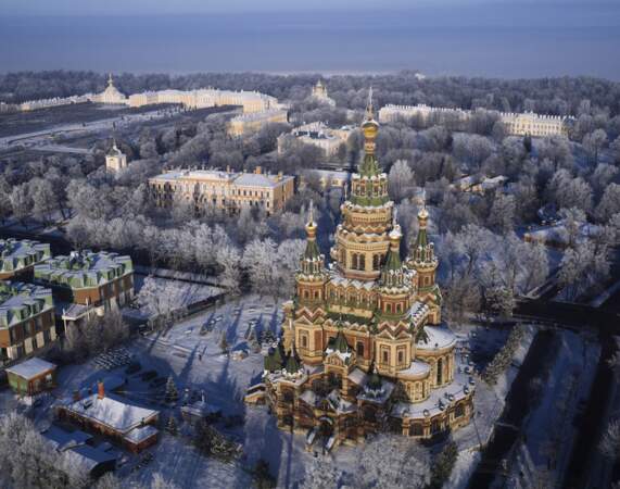 Cathédrale Saint-Pierre-et-Paul à Peterhof, en Russie