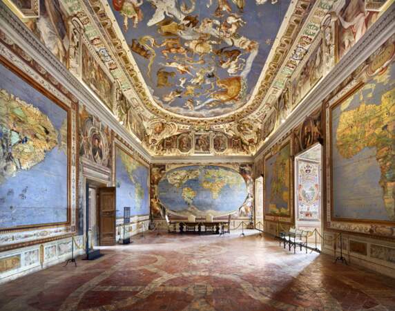 Salle des Cartes Géographiques, dans la villa Farnese de Caprarola