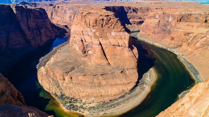 Le Horseshoe bend, l’un des méandres du fleuve Colorado, aux Etats-Unis
