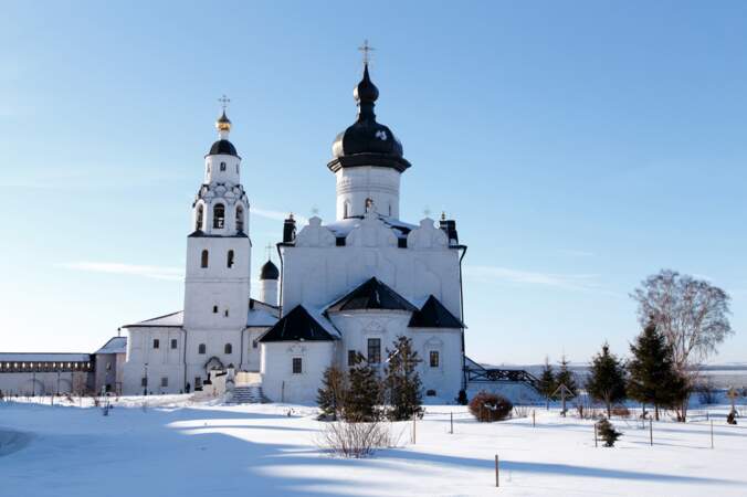 Cathédrale et monastère de l’Assomption de l’île-village de Sviajsk, en Russie