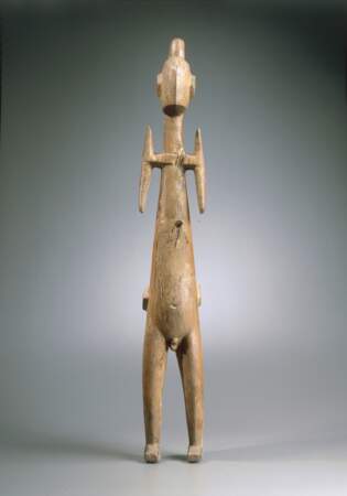 Sculpture anthropomorphe du dieu Rao, 10e siècle 