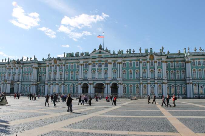9 - Le musée de l'Hermitage, Saint-Pétersbourg (Russie)