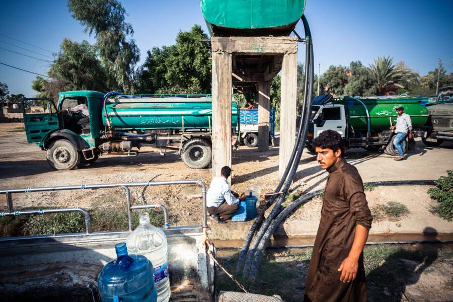 En Jordanie, des puits pour se ravitailler en eau