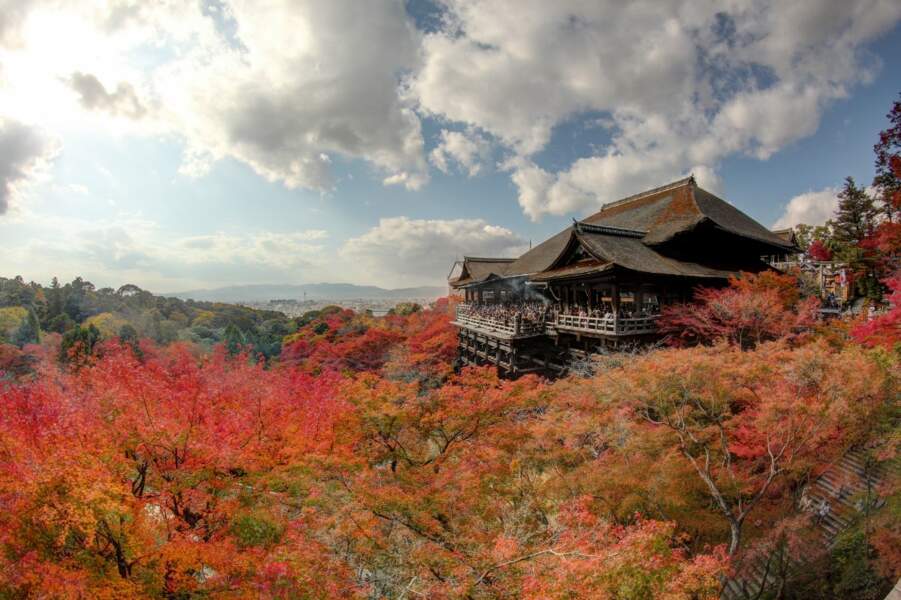 Japon : les temples de Kiyomizu-dera à Kyoto