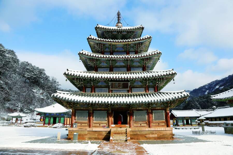 Sansa, monastères bouddhistes de montagne, en Corée