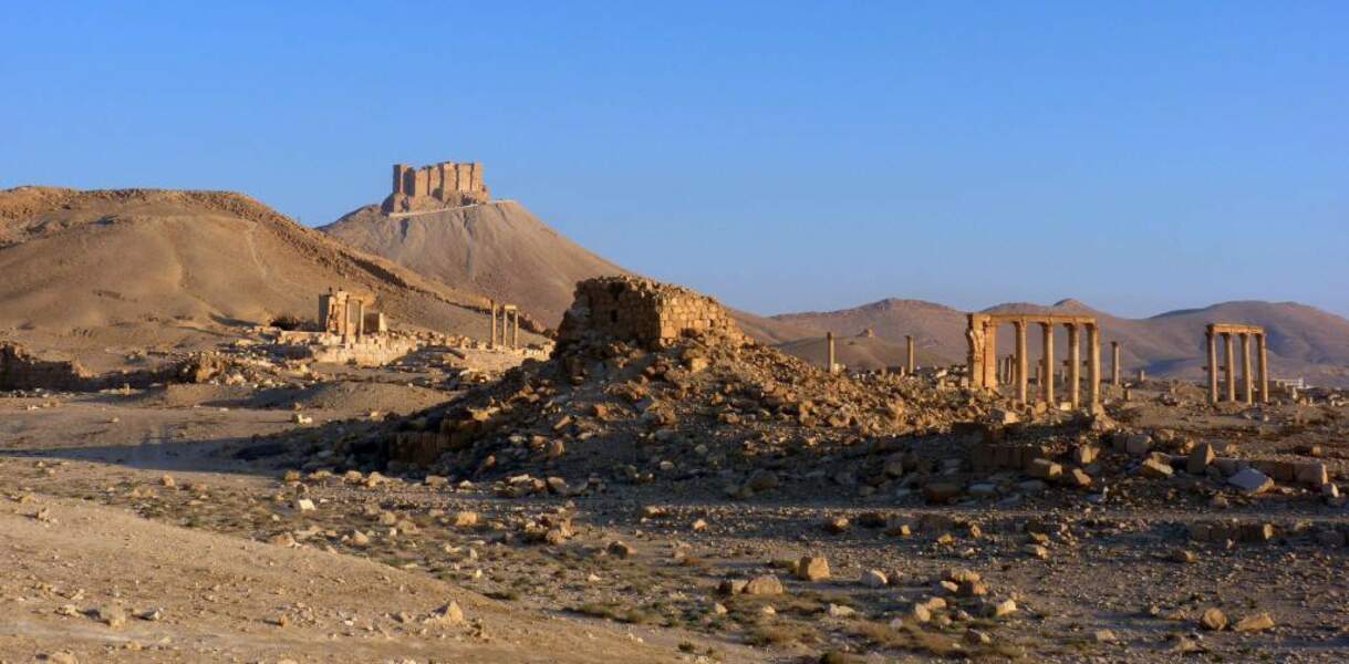 Vestiges des murailles de Palmyre