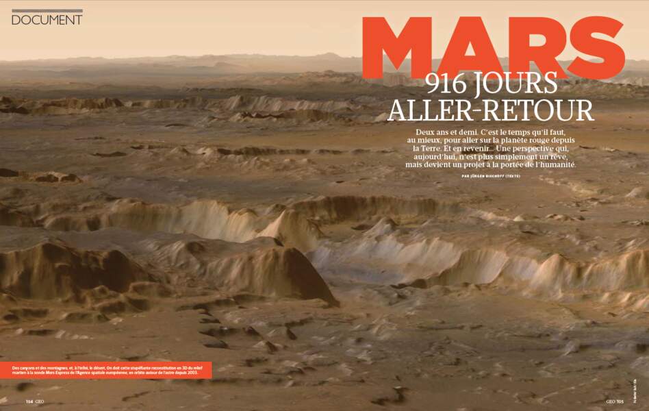 DÉCOUVERTE : Mars, 916 jours aller-retour