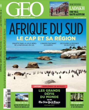Reportage de Loïc Grasset et Nadia Ferroukhi à découvrir dans le magazine GEO de septembre 2017 (n°463, Le Cap)