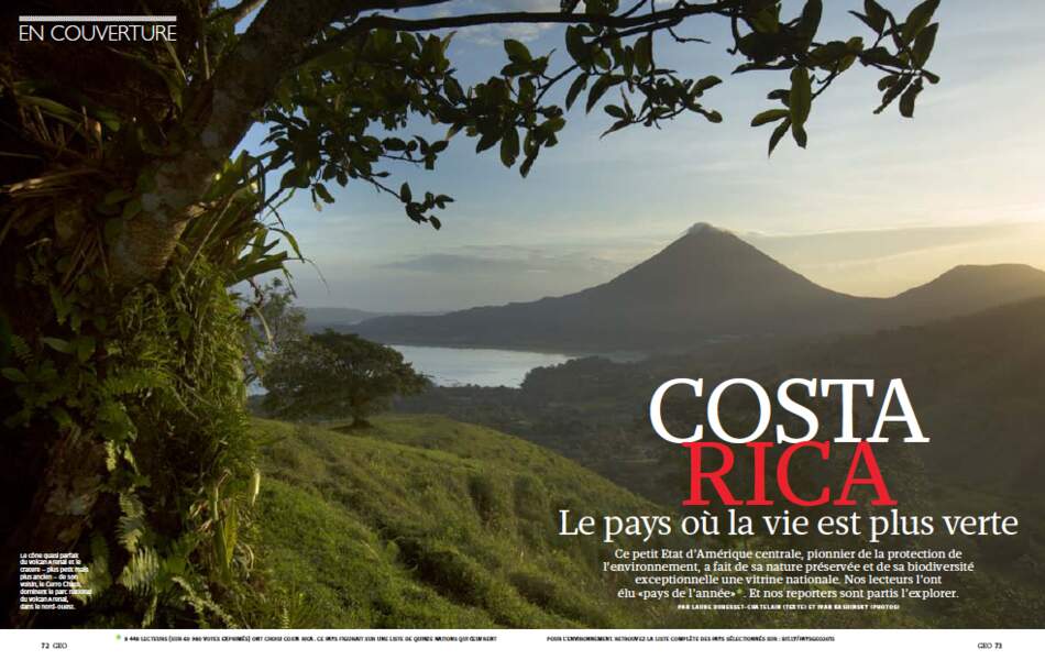 EN COUVERTURE - Costa Rica : le pays où la vie est plus verte