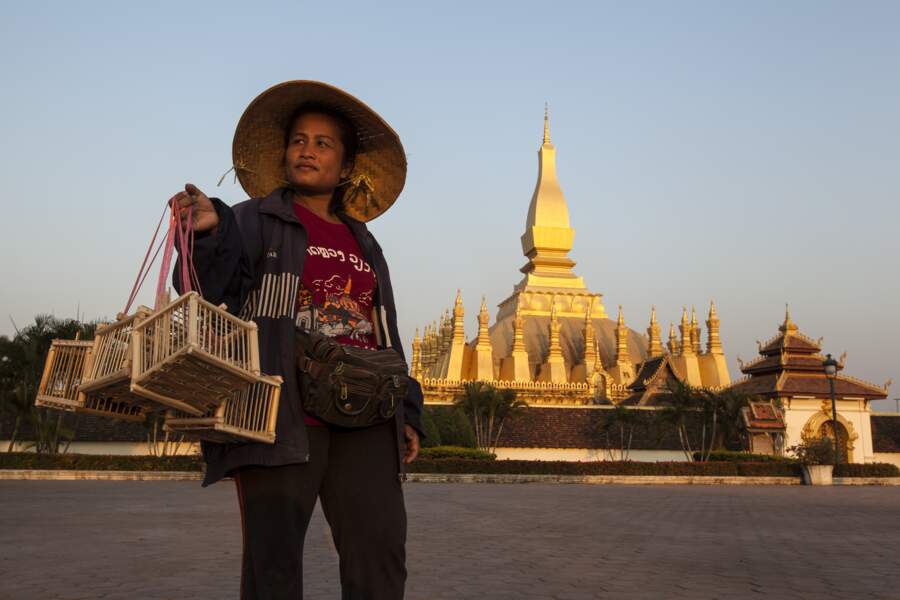 Pha That Luang. En attente du tourisme