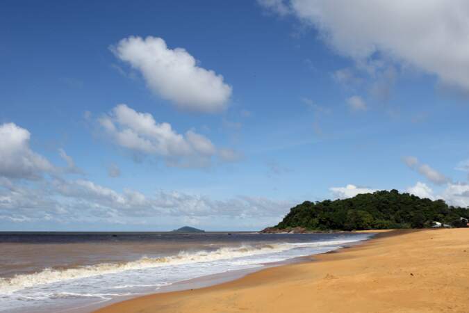 Une plage de Rémire-Montjoly, près de Cayenne