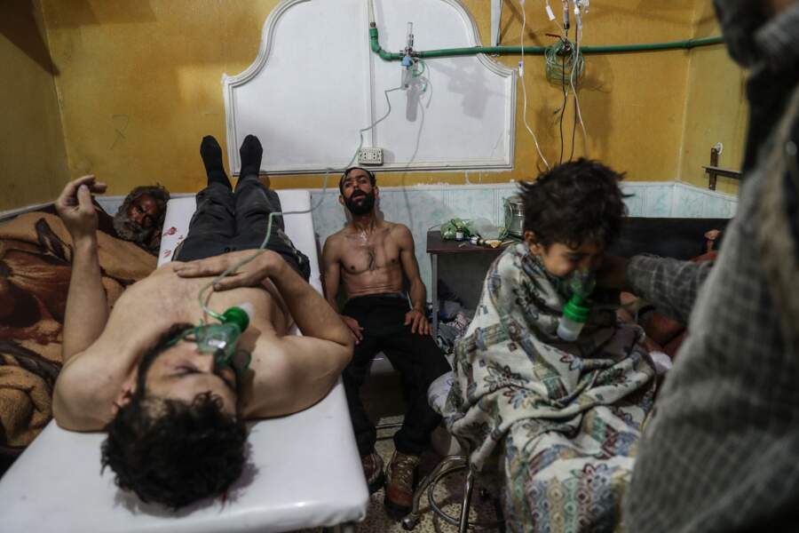 Syrie : attaque chimique présumée dans la Ghouta orientale, février 2018 – Catégorie "photo de l'année"