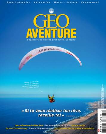 Reportage paru dans le magazine GEO Aventure n°3 (août - septembre - octobre 2018)