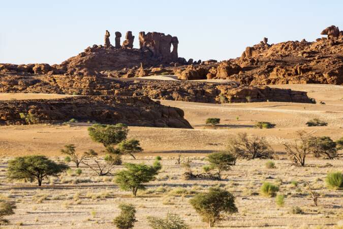 Paysage naturel et culturel du massif de l'Ennedi, au Tchad