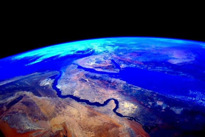L'Egypte vue depuis l'ISS