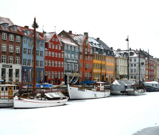 Un hiver à Copenhague, au Danemark