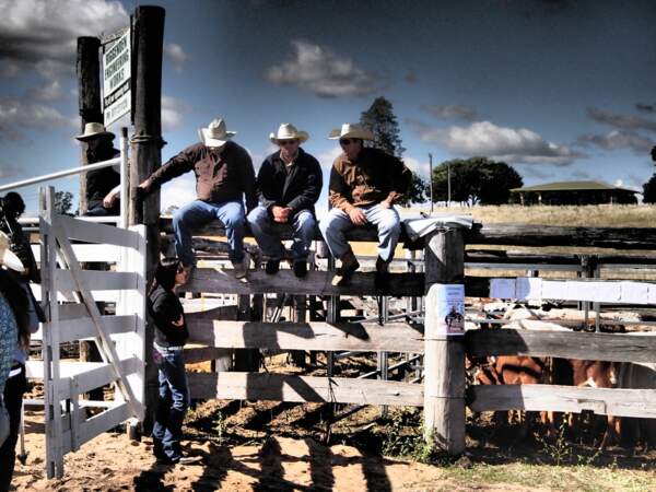 Cowboys au rodéo de Teebar, en Australie / par Florent Legrand