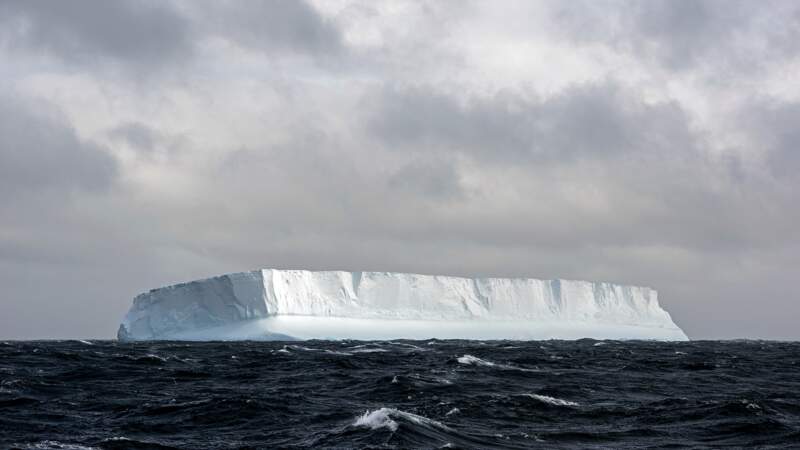 Icebergs géants à l’est des Malouines