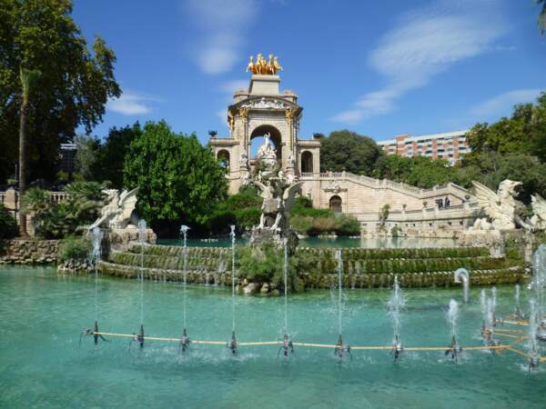 Le parc de la Ciutadella, féérie aquatique à Barcelone