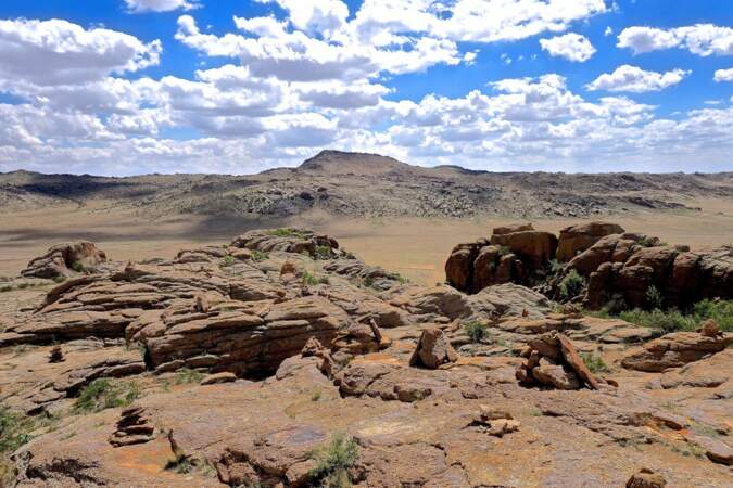 Étonnantes formations granitiques de Baga Gazariin Chuluu, "pierre de petite terre"
