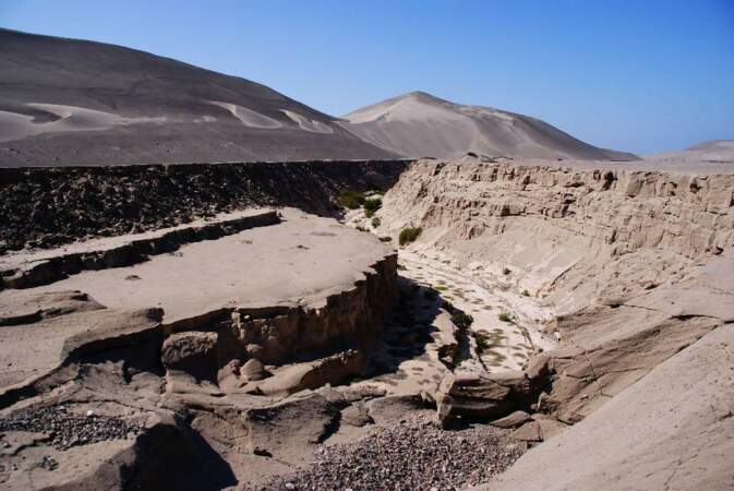 Spectacle surprenant que cette faille de Nazca au Pérou