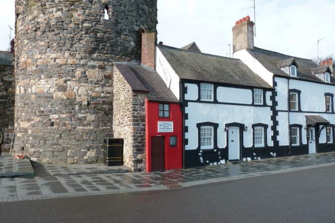 Dans le village de Conwy, la plus petite maison de Grande-Bretagne datant du XIVe siècle