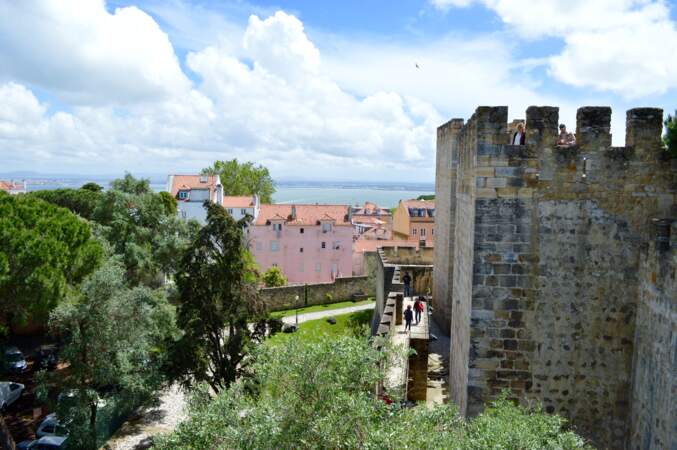 Le Castelo Sao Jorge de Lisbonne