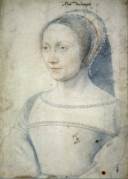 Anne de Pisseleu, Jean Clouet (vers 1530)