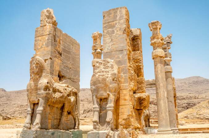  Porte des Nations (ou Porte de Xerxès), à Persépolis