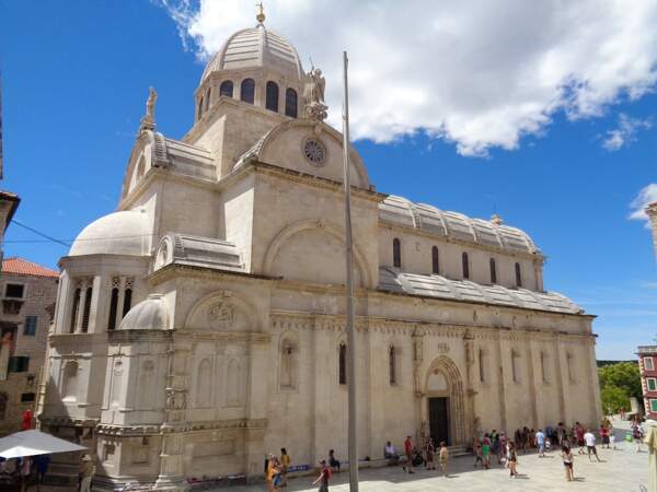 Cathédrale Saint-Jacques à Šibenik, en Croatie : la banque de Fer de Braavos (Iron Bank)