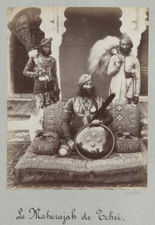 Portrait de Sir Pratab Singh, Lala Deen Dayal (Inde, 1882)