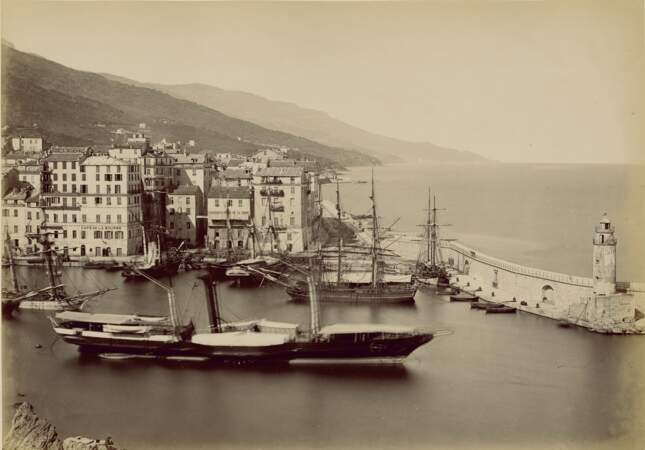Le port de Bastia, 1865