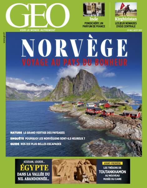 Reportage complet à découvrir dans le magazine GEO d'août 2017 (n°462, Norvège)