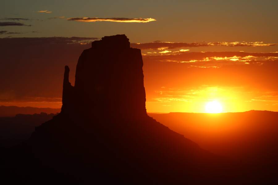 Lever du soleil à Monument Valley National Park