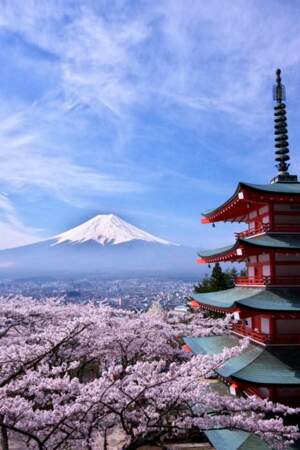 Le mont Fuji, au Japon