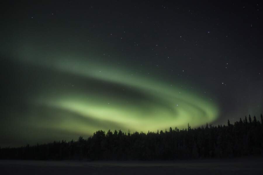 En Finlande, attente dans la nuit polaire... et la récompense !